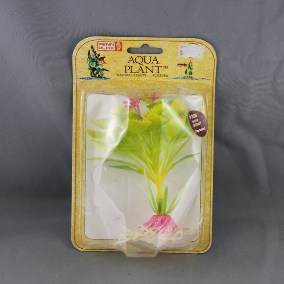 Vintage Aquarium Plant - Water Chesnut by Penn Plax - New In Package - Picture 1 of 5